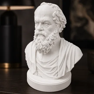 Busto de Sócrates 20 cm