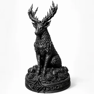 Escultura Ciervo Gótico 17 cm