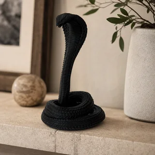 Escultura Cobra 20 cm