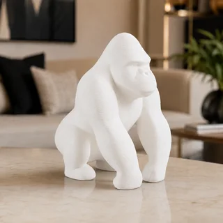 Escultura Gorila Minimalista 14 cm