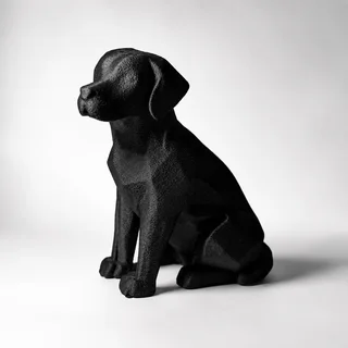 Escultura Labrador Minimalista 15 cm