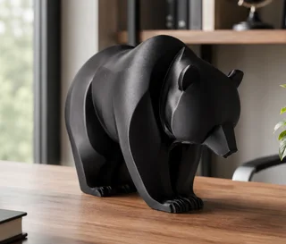 Escultura Oso Minimalista 15 cm