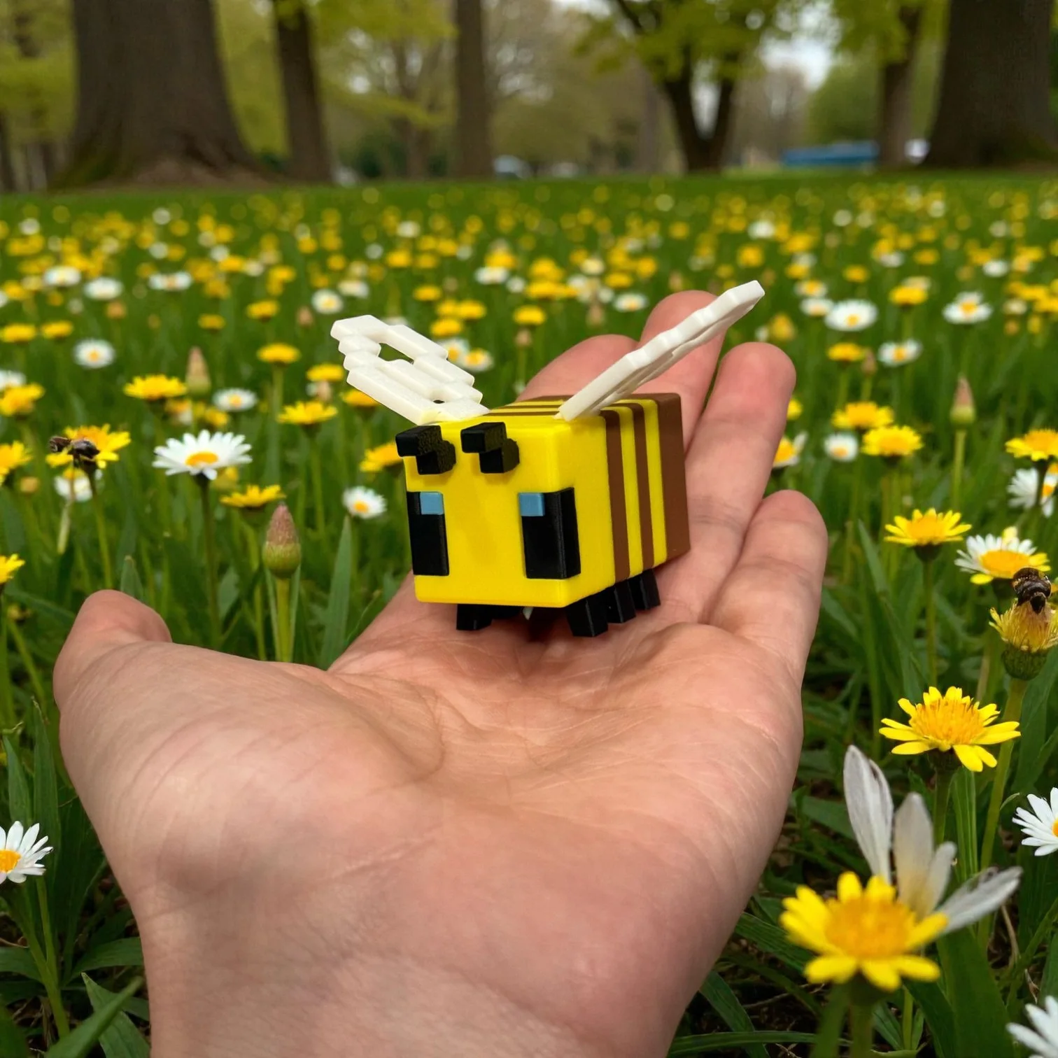 Figura Abeja de Minecraft 7 cm - Ariz Creativo