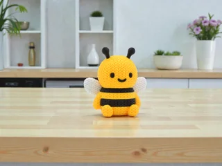 Figura Abeja Estilo Crochet
