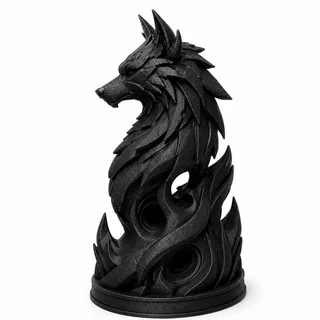 Reliquia de Lobo Decorativa 17 cm