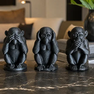 Set de 3 Monos Sabios
